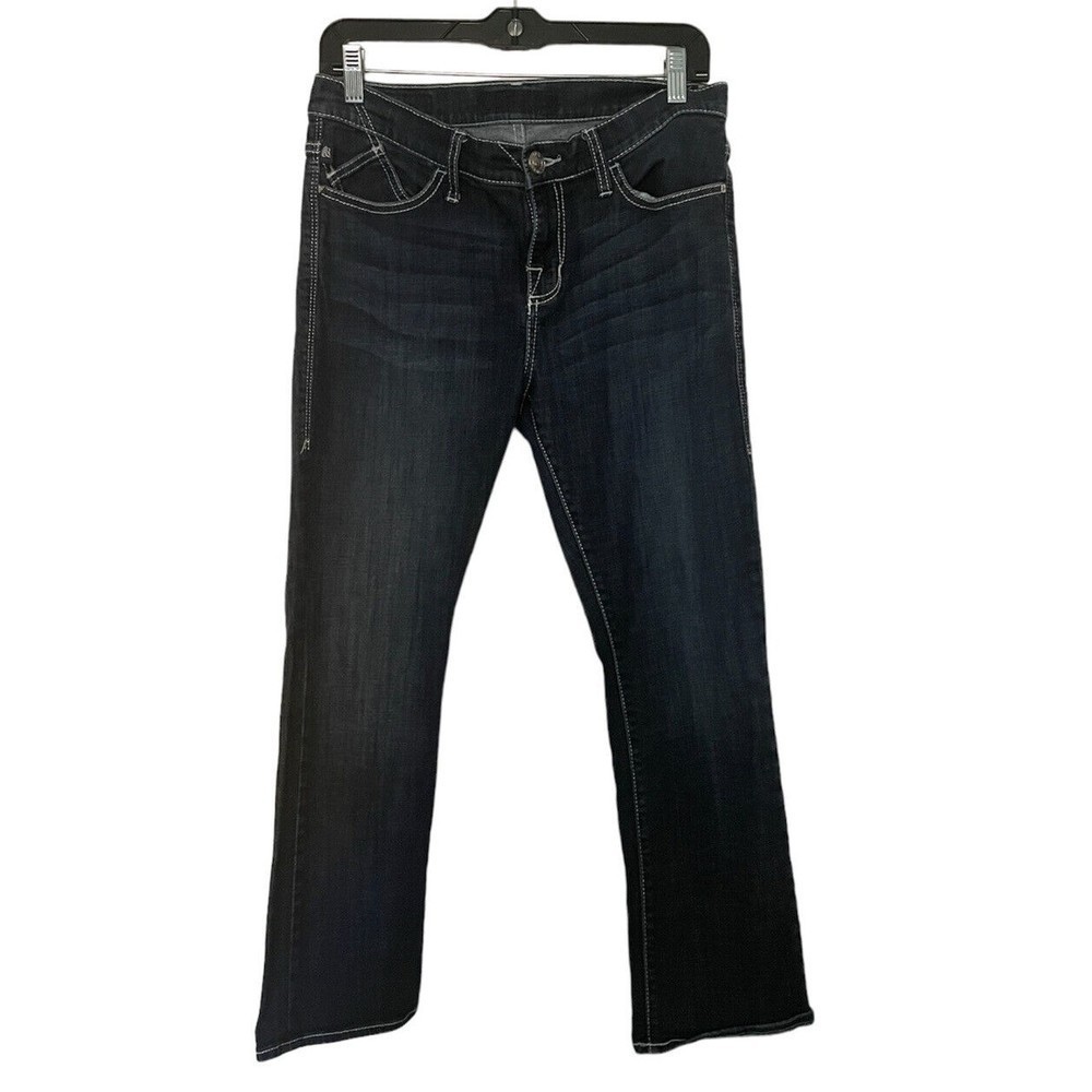 𝅺ROCK & REPUBLIC WOMENS Kendall Mid-Rise Denim Blue Jean Size 10